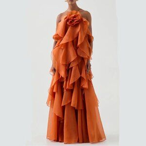 Aje Pandorea Layered Maxi Dress